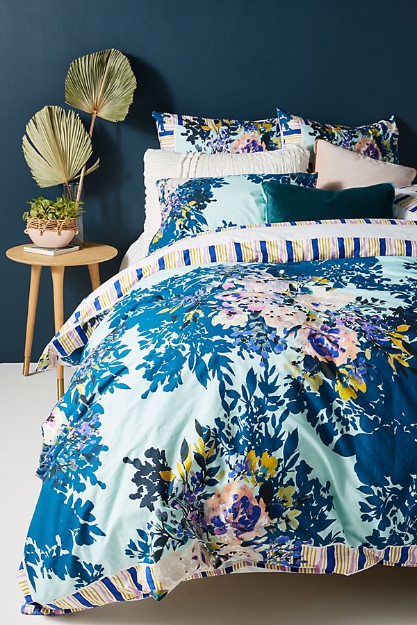 Slide View: 1: Jeweled Garden Duvet Cover
