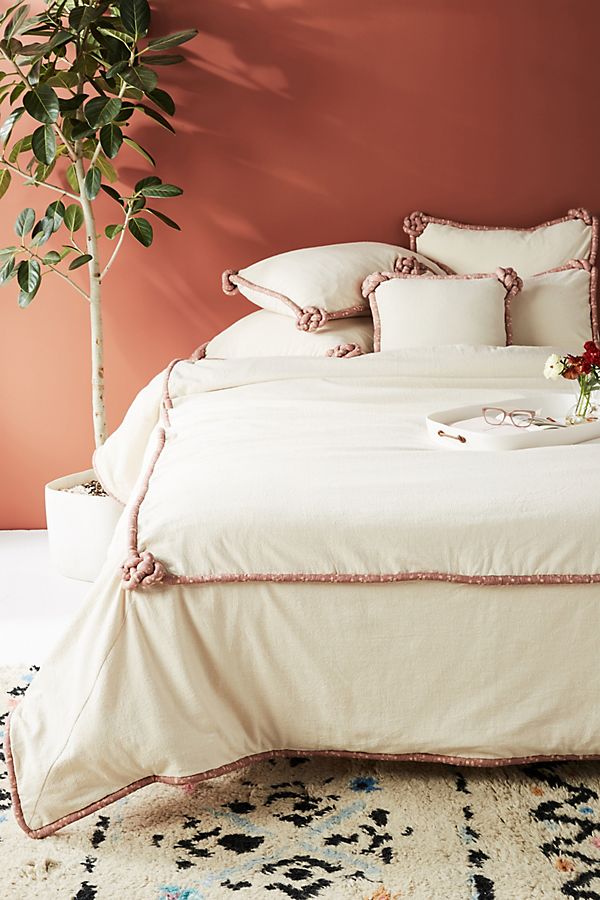 Slide View: 1: Knotted Alden Duvet Cover