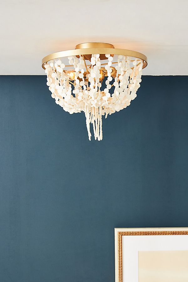 Slide View: 1: Leona Flush Mount