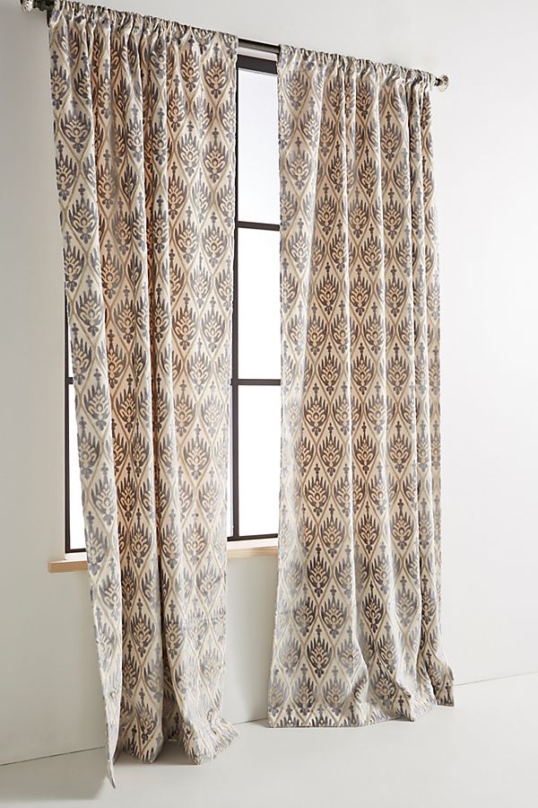 Slide View: 1: Embroidered Sia Curtain