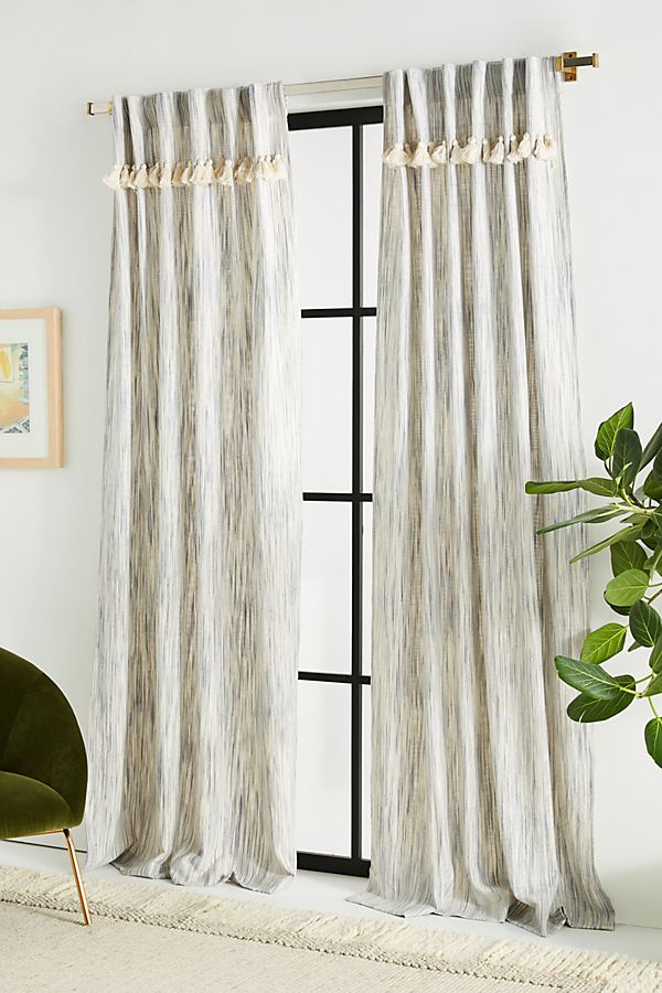 Slide View: 1: Tasseled Sadie Curtain