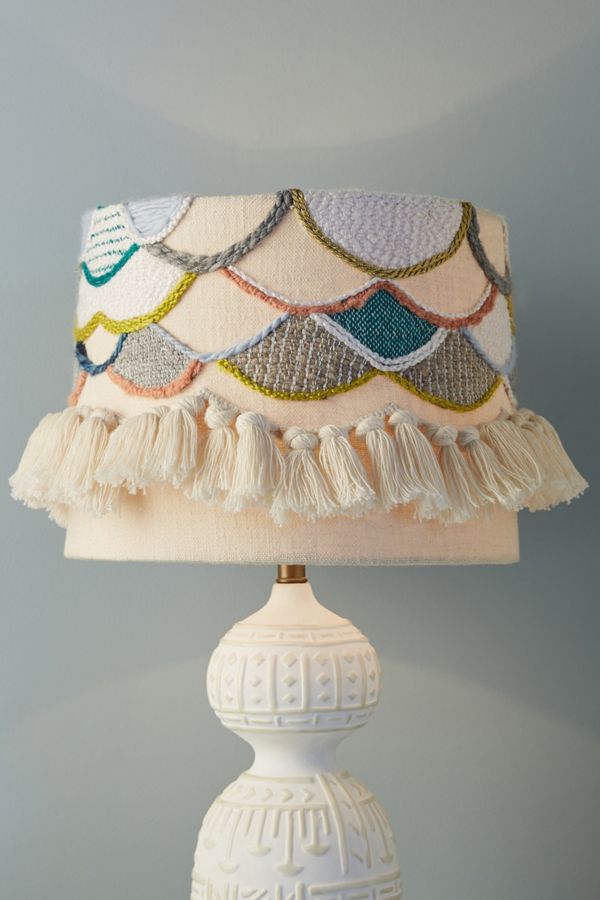 Scalloped Knit Lamp Shade Anthropologie