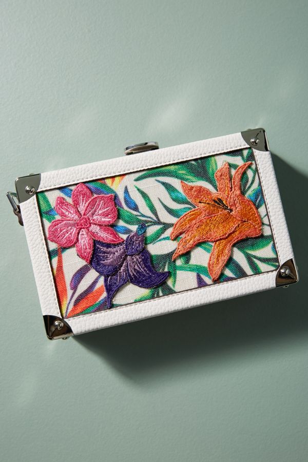 Tropical Hardcase Clutch | Anthropologie