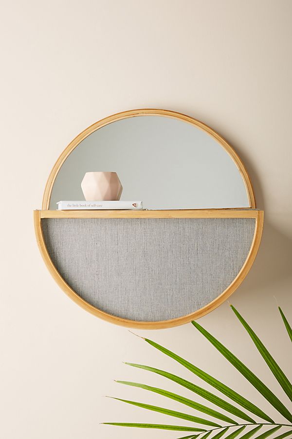Slide View: 1: Lorfa Round Mirror