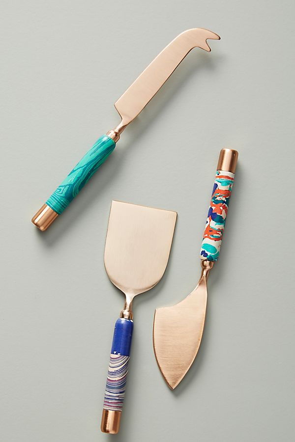 Slide View: 1: Sibou Cheese Knives, Set of 3