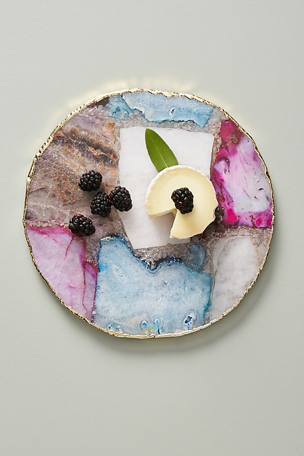 Slide View: 1: Composite Agate Cheese Board