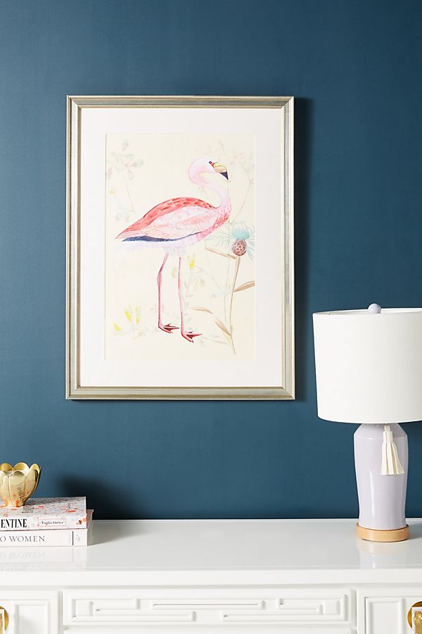 Slide View: 1: Flamingo Wall Art