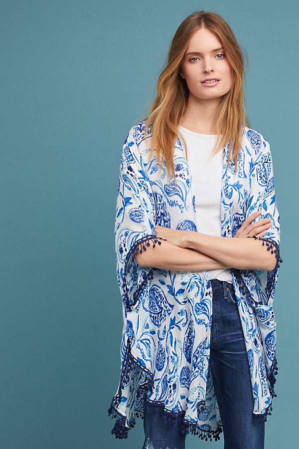Slide View: 1: Pretty in Paisley Kimono