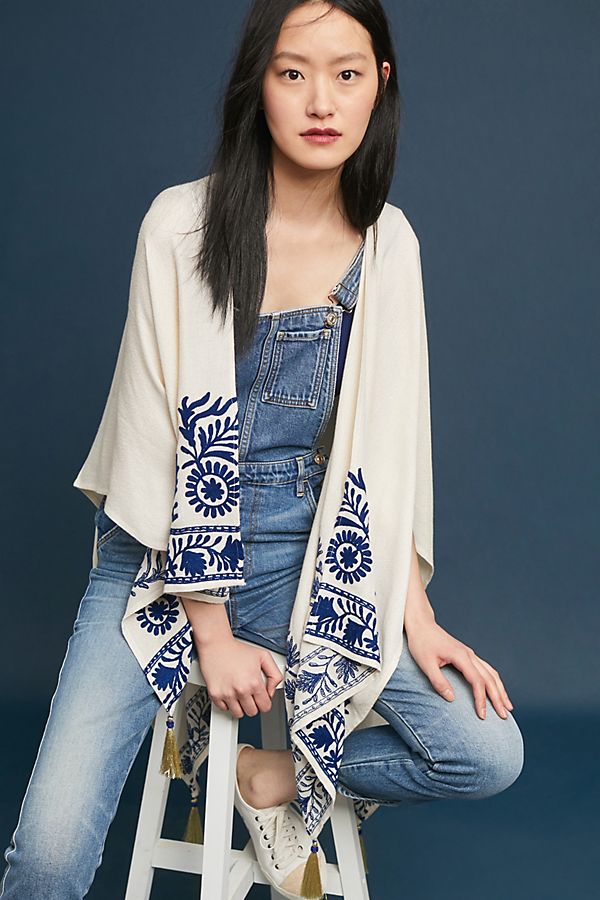 Slide View: 1: Set Sails Kimono