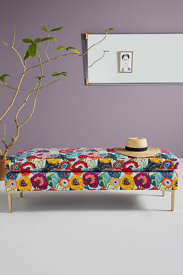 Slide View: 1: Karina-Printed Edlyn Bench