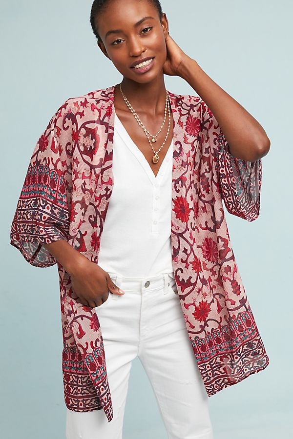 Slide View: 1: Rose Bush Kimono