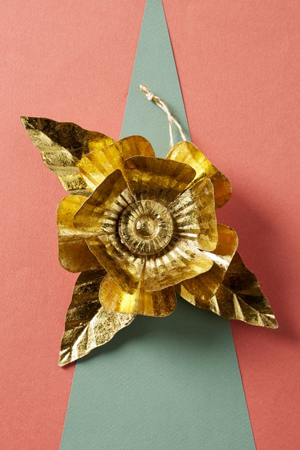 Slide View: 1: Holiday Flower Ornament