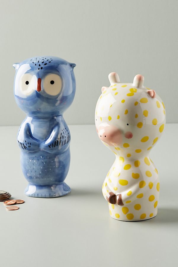 Slide View: 3: Charming Critter Piggy Bank