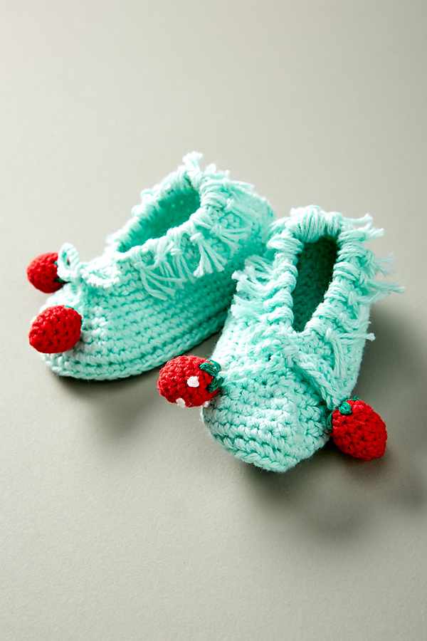 Slide View: 1: Fringed Booties