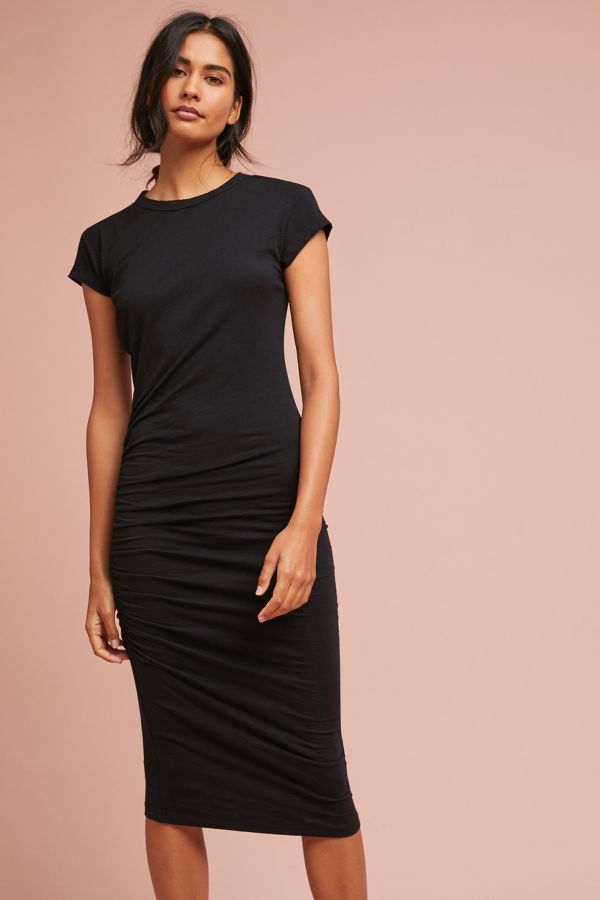 Sundry Ruched TShirt Dress Anthropologie