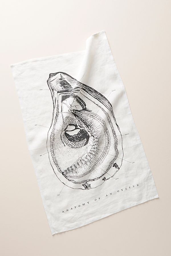 Slide View: 1: Illustrated Tea Towel