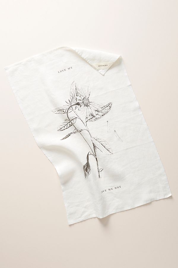 Slide View: 1: Illustrated Tea Towel