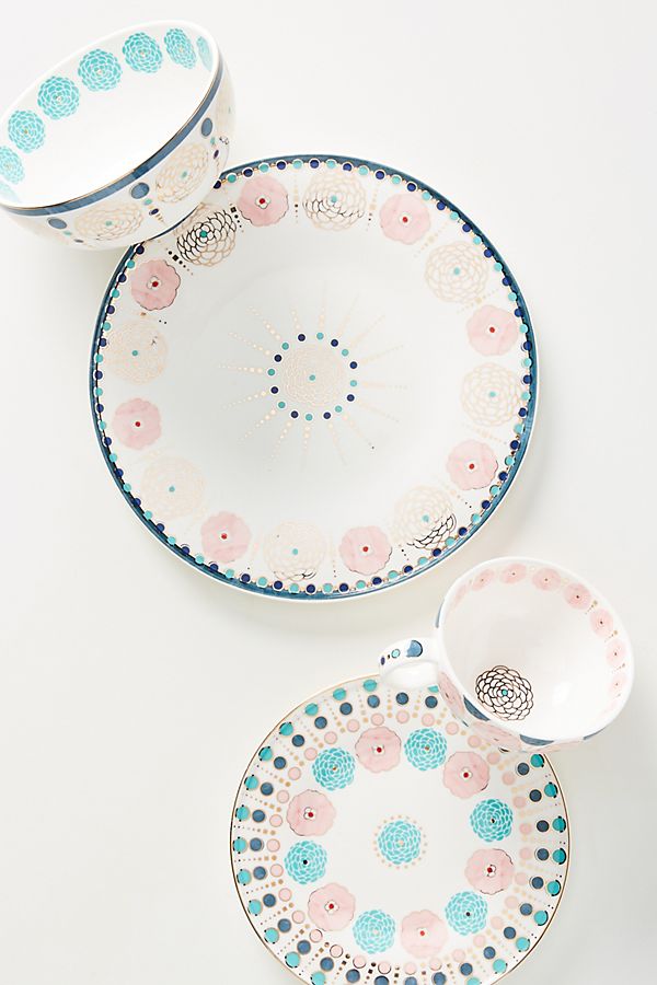 Slide View: 2: Didion Dinner Plates, Set of 4