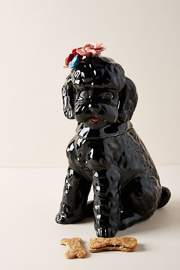 Slide View: 1: Dapper Dog Cookie Jar