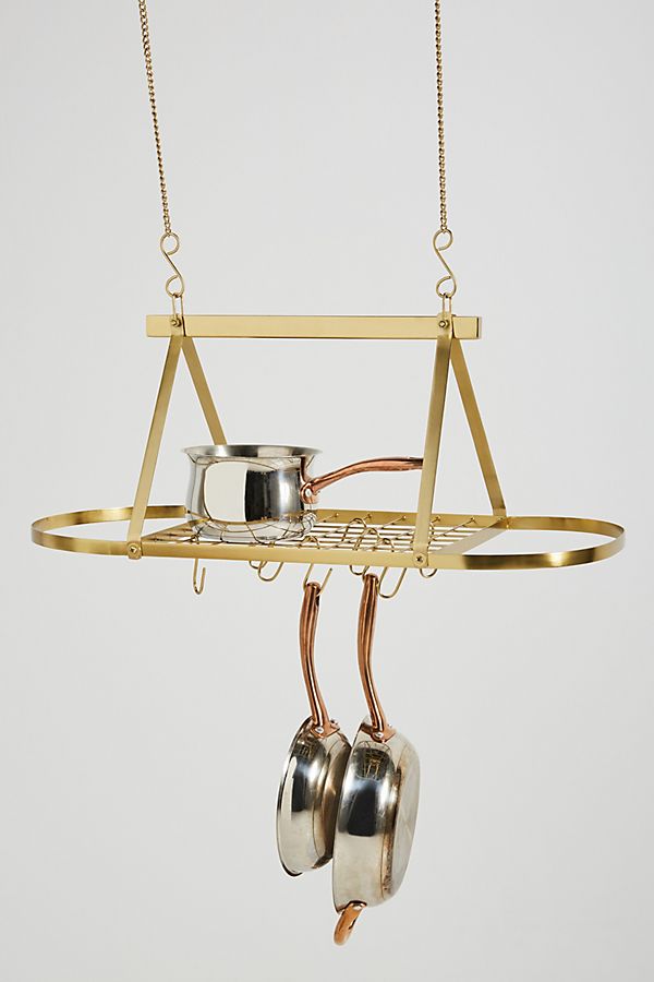 Slide View: 1: Seville Ceiling-Mounted Pot Rack
