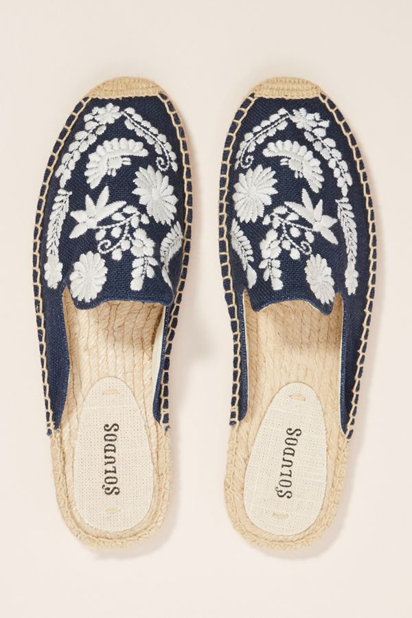 Soludos Ibiza Embroidered Espadrille Slides 