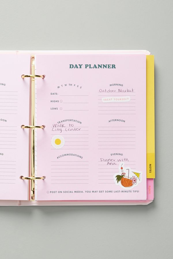 Ban.do Travel Planner Anthropologie