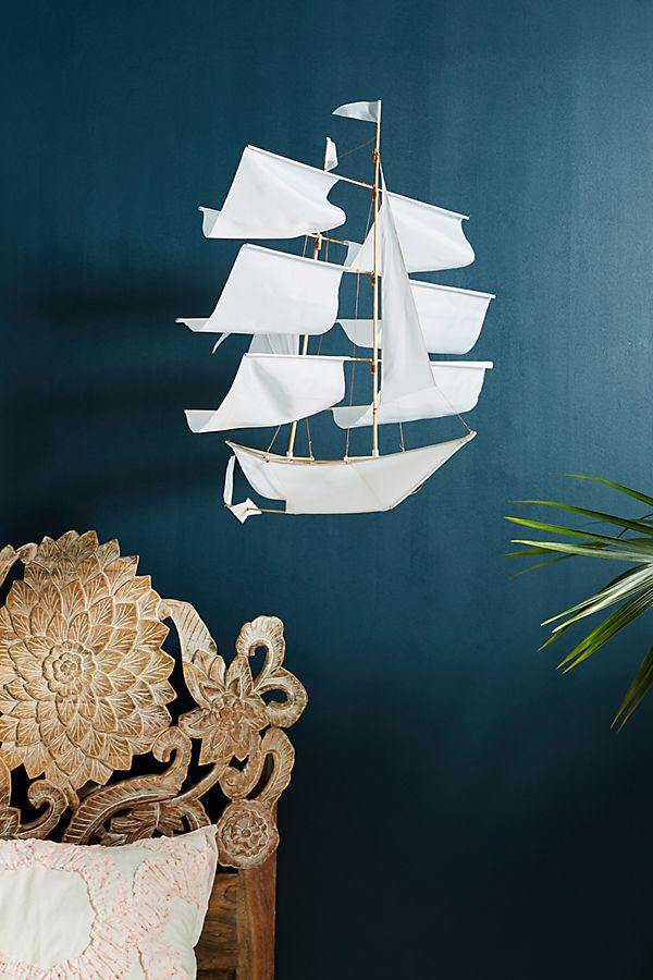 Slide View: 1: Hanging Ship Decor