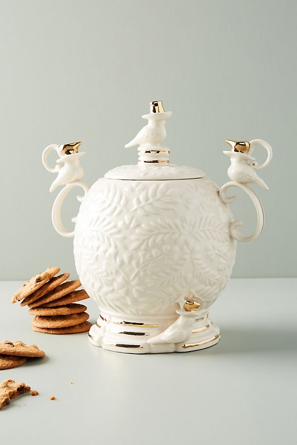 Slide View: 1: Robin Cookie Jar