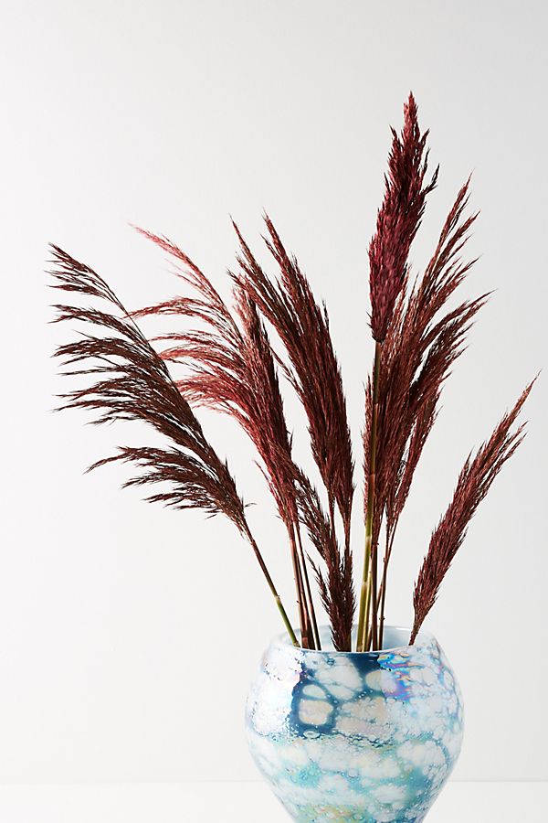 Slide View: 2: Dried Plume Reed Bouquet