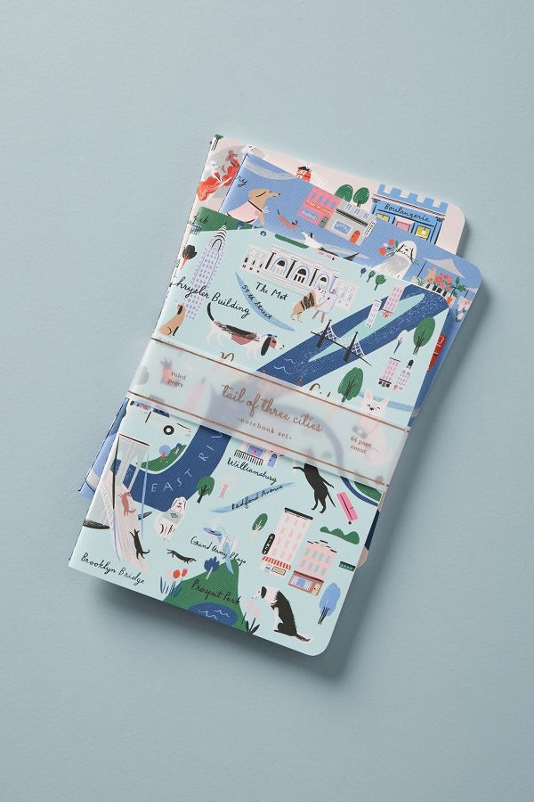 Libby VanderPloeg Globetrotting Dog Journals, Set of 3 | Anthropologie