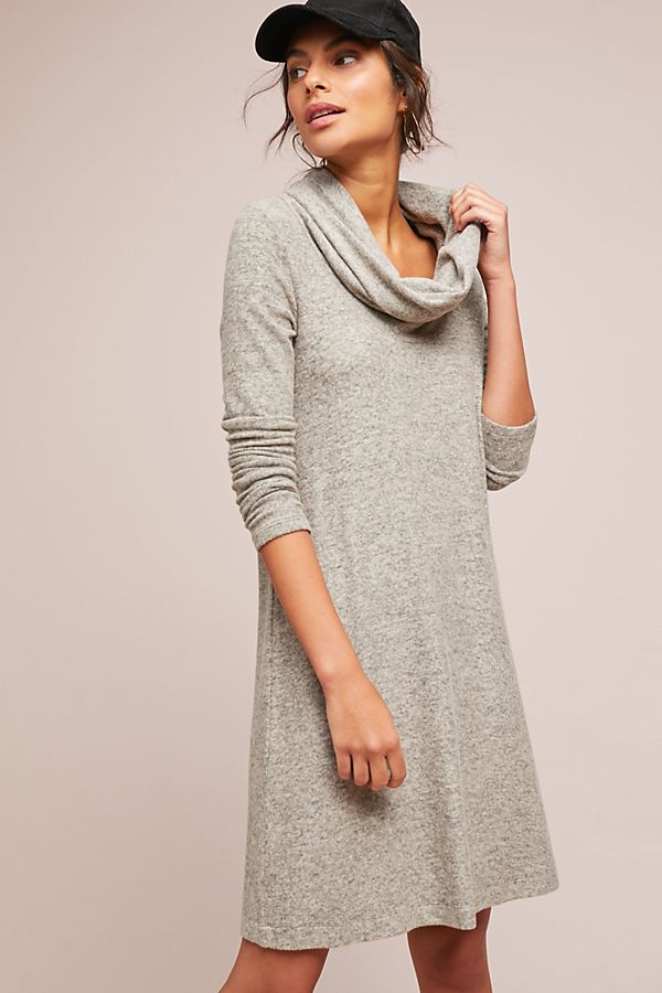 Slide View: 1: Lisbeth Brushed Fleece Dress