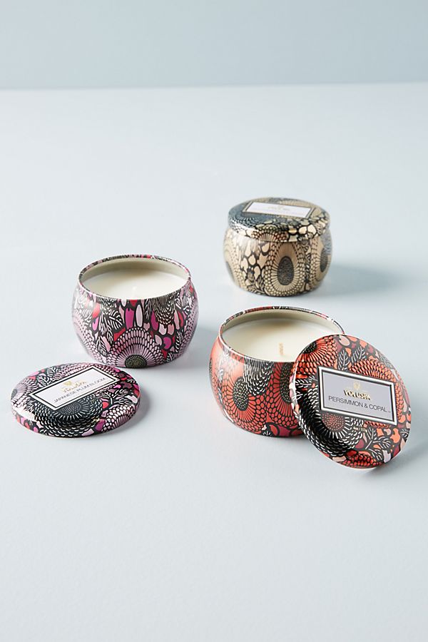 Slide View: 2: Voluspa Mini Tin Candles, Set of 3