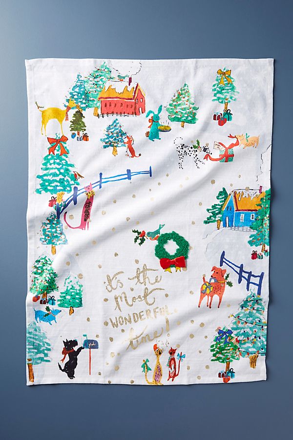 Slide View: 1: Most Wonderful Time Dish Towel