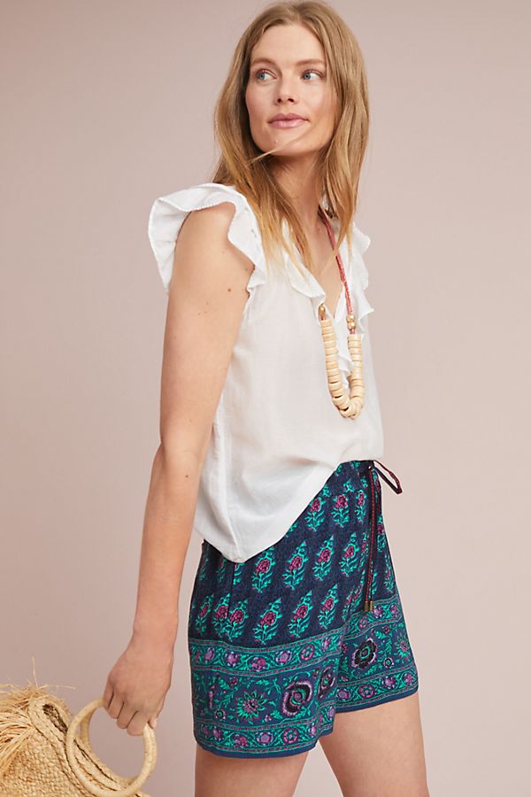 Slide View: 1: Azura Printed Shorts