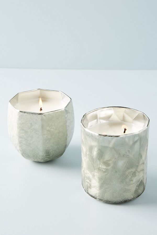 Slide View: 3: Frosted Windowpane Candle