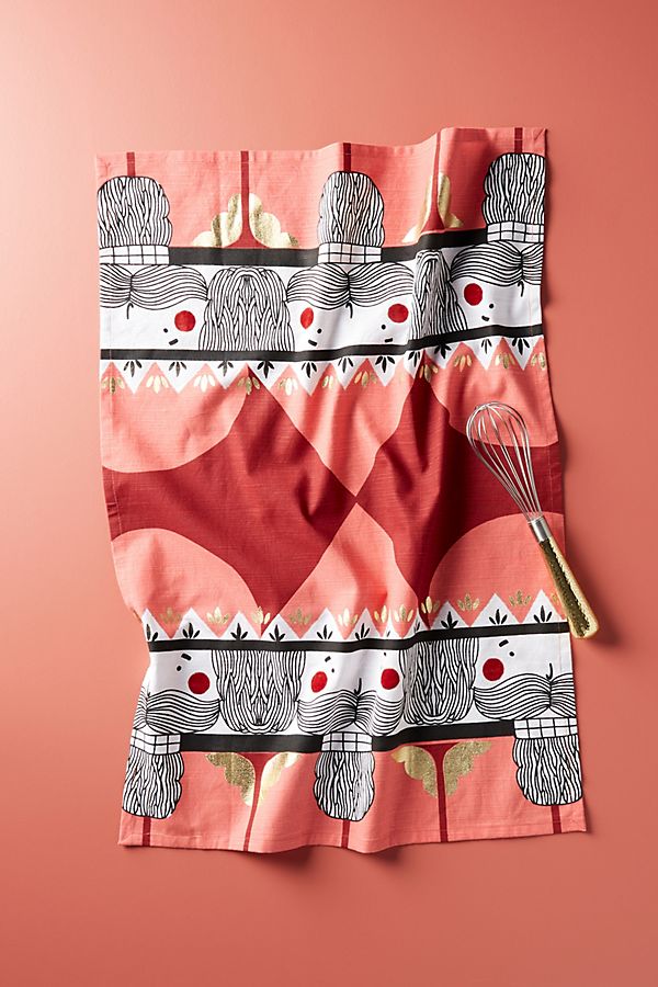 Slide View: 1: Nutcracker Dish Towel