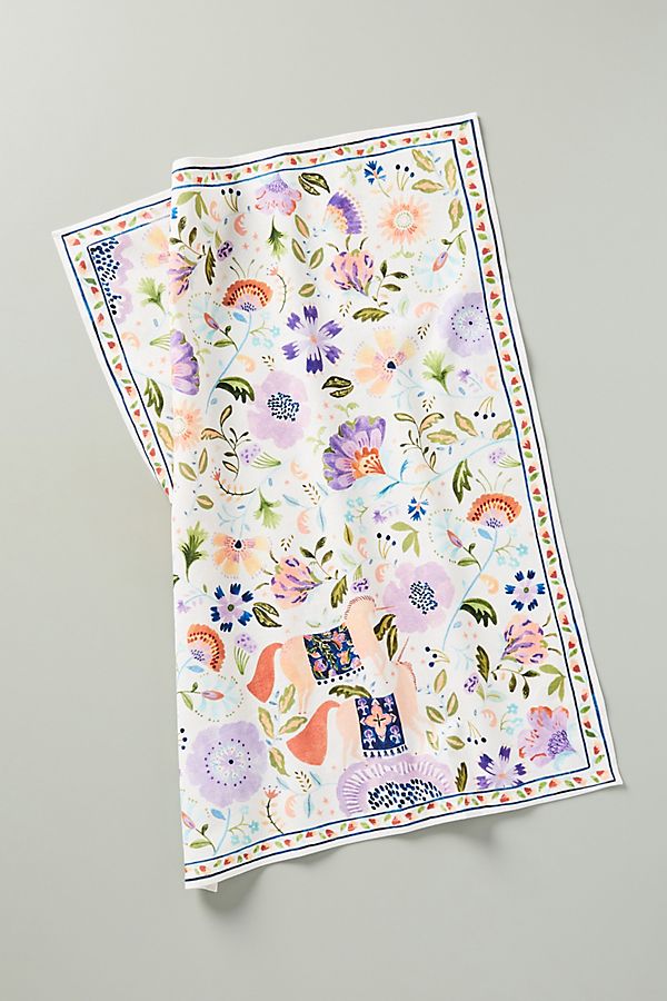 Slide View: 1: Amalthea the Unicorn Dish Towel