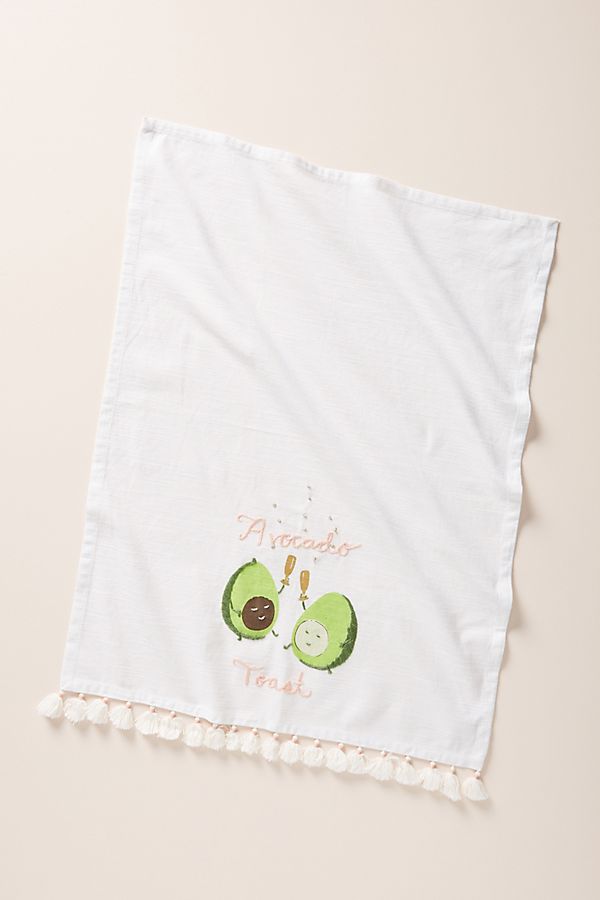 Slide View: 1: Avocado Toast Dish Towel