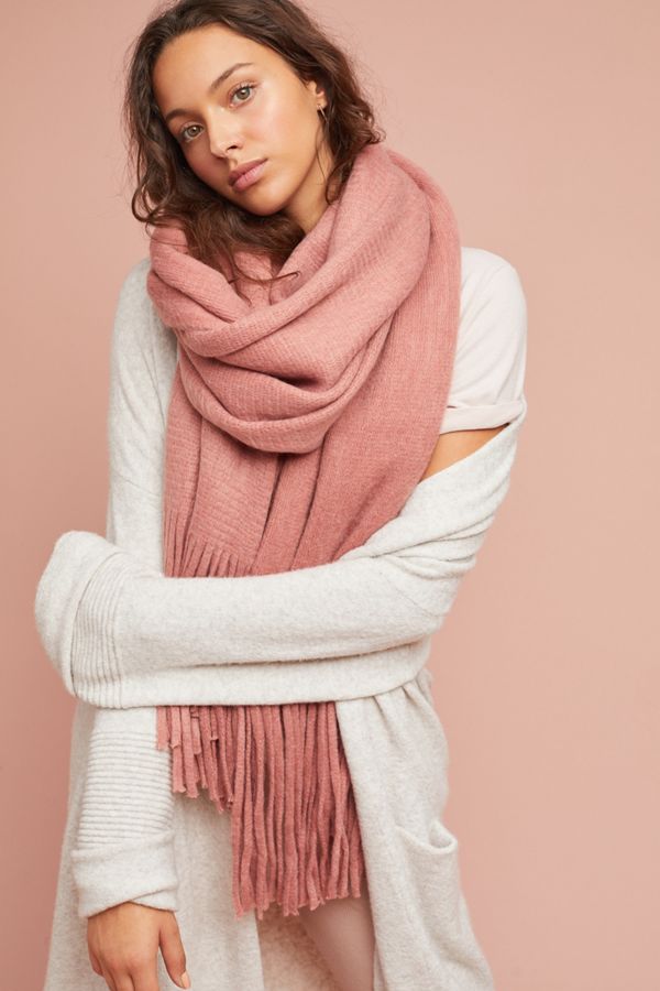 Slide View: 1: Cozy Blanket Scarf