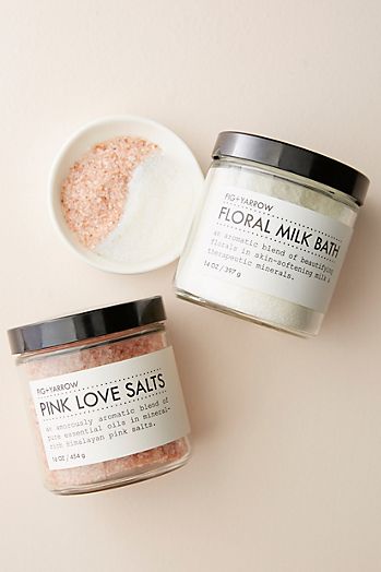 Fig + Yarrow Pink Love Salts | Anthropologie