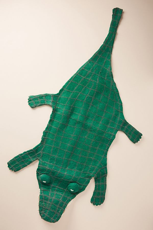 Slide View: 1: Crocodile Rug