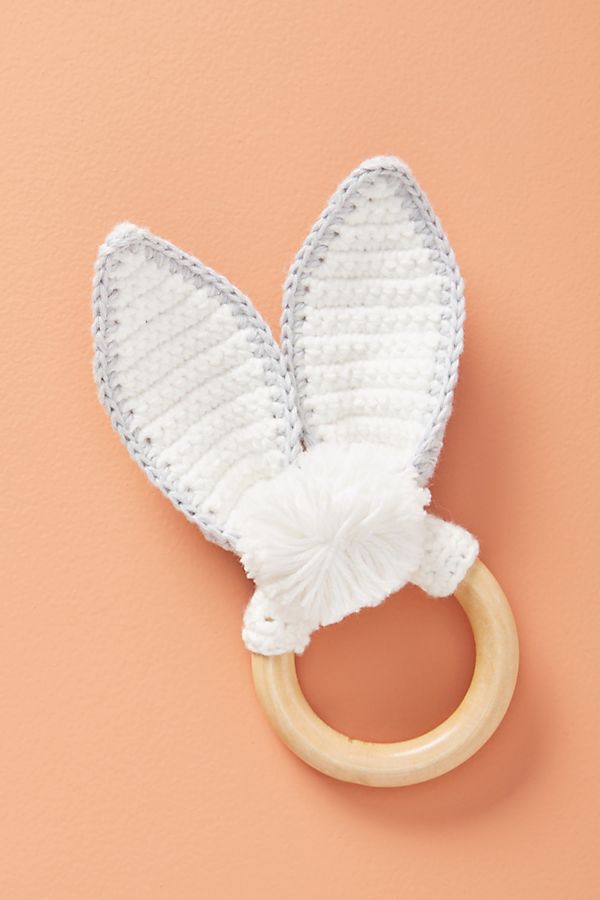 Slide View: 1: Bunny Ears Teether