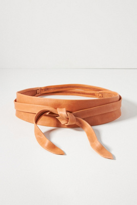 Ada Classic Wrap Belt In Orange