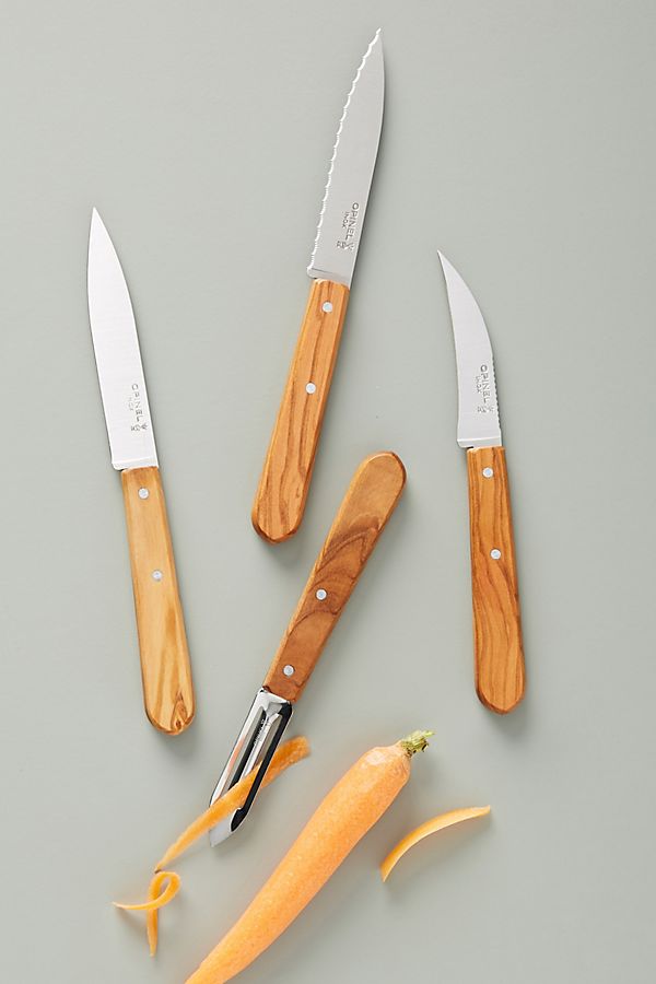 Slide View: 1: Olive Essential Knives, Set of 4