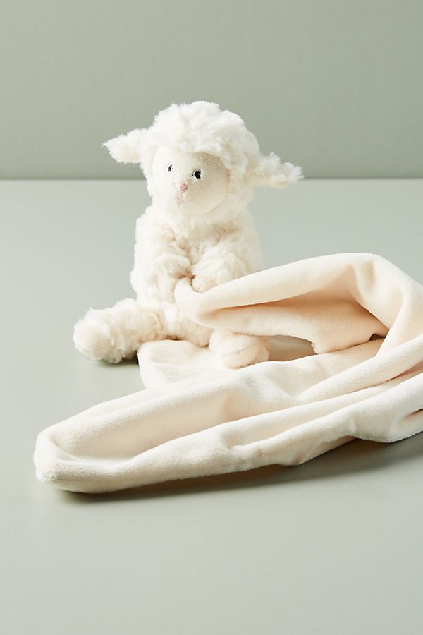 Slide View: 1: Plush Lamb Soother Blanket