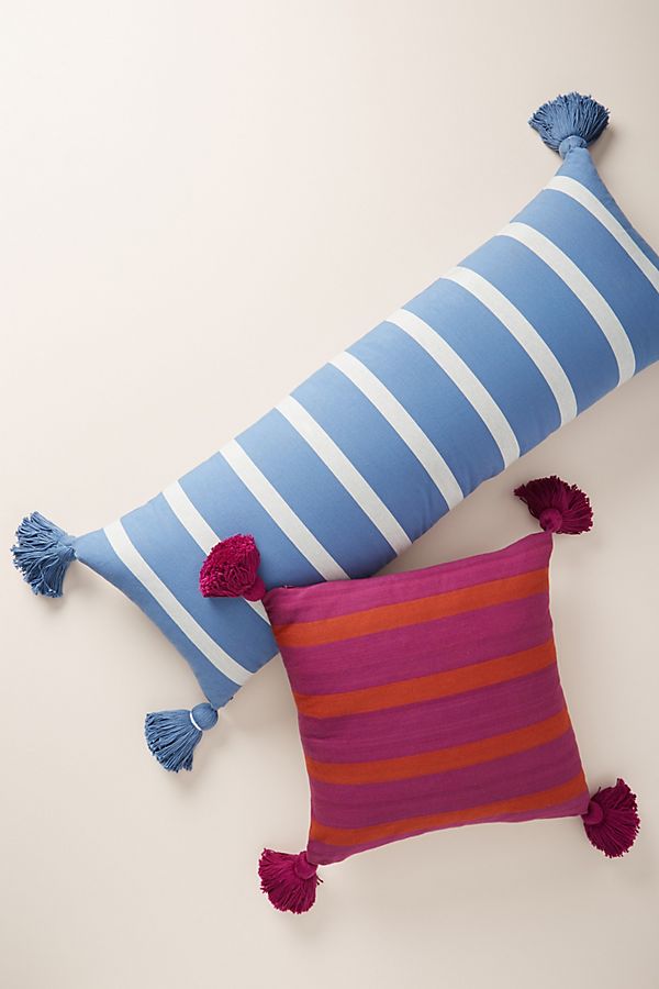 Slide View: 2: Striped Wilda Pillow