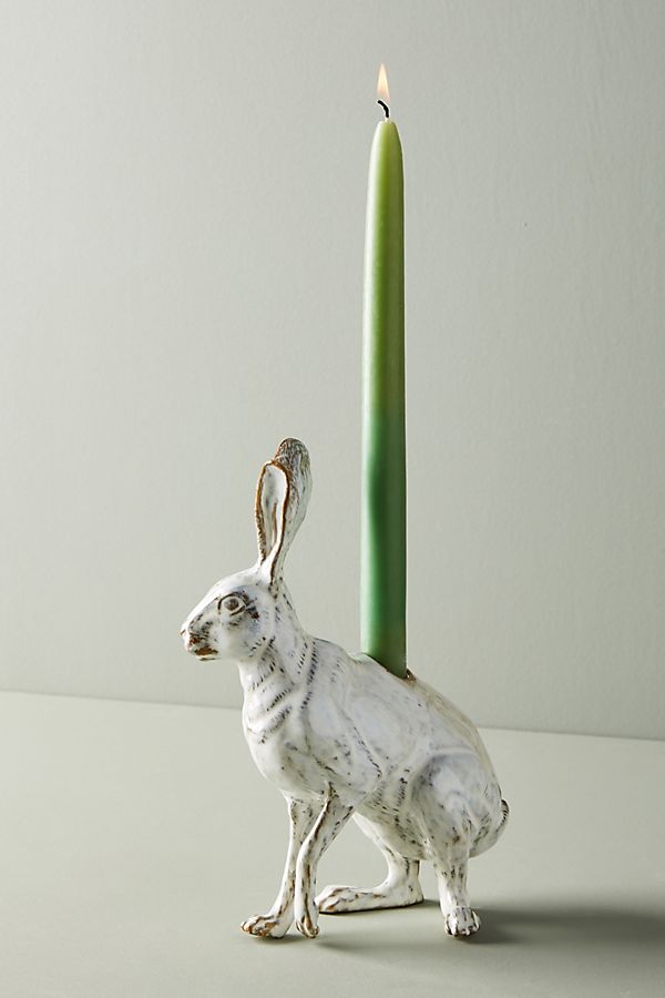 Slide View: 1: Bunny Taper Holder