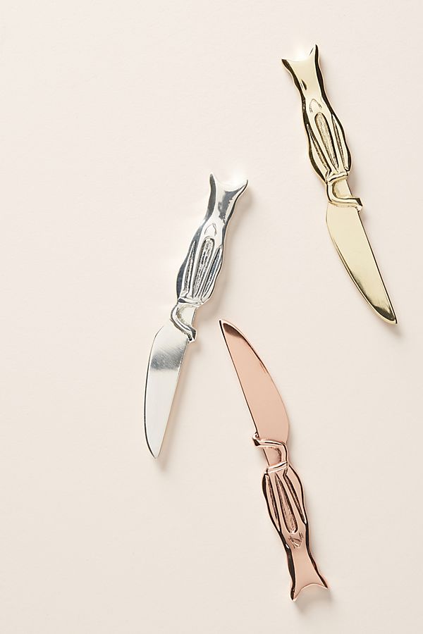Slide View: 1: MacKenzie Cheese Knives, Set of 3