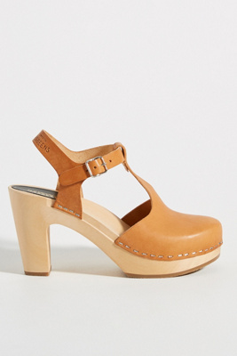 beige t strap pumps