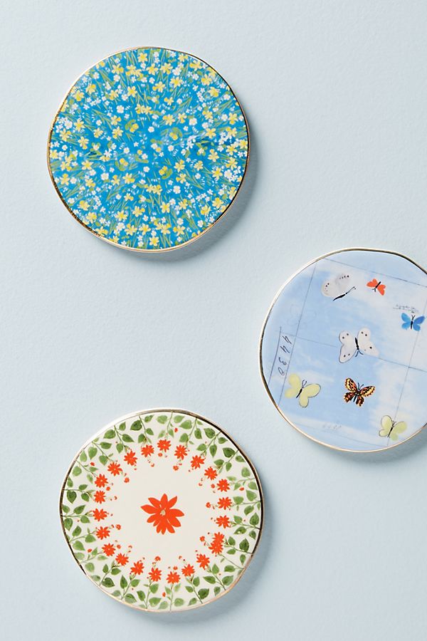Slide View: 2: Paule Marrot Butterflies Coaster